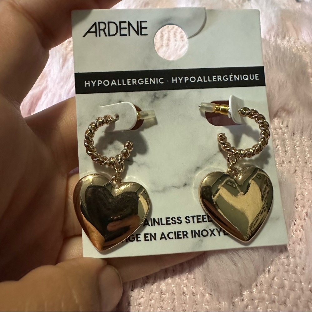 Ardene | heart earrings